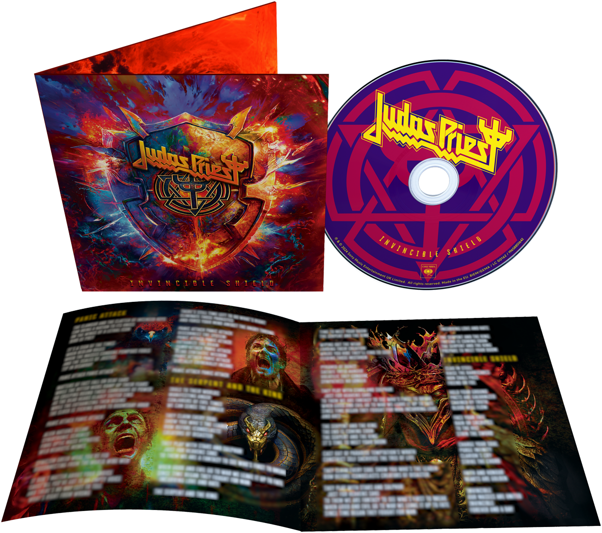 Judas Priest  CD - Invincible Shield -