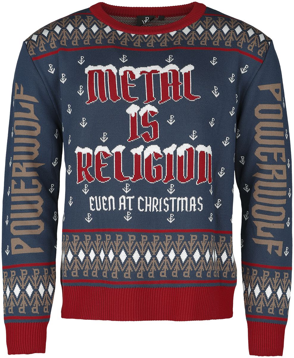 Powerwolf Holiday Sweater 2022 Weihnachtspullover multicolor Powerwolf Holiday Sweater 2022 Weihnachtspullover multicolor