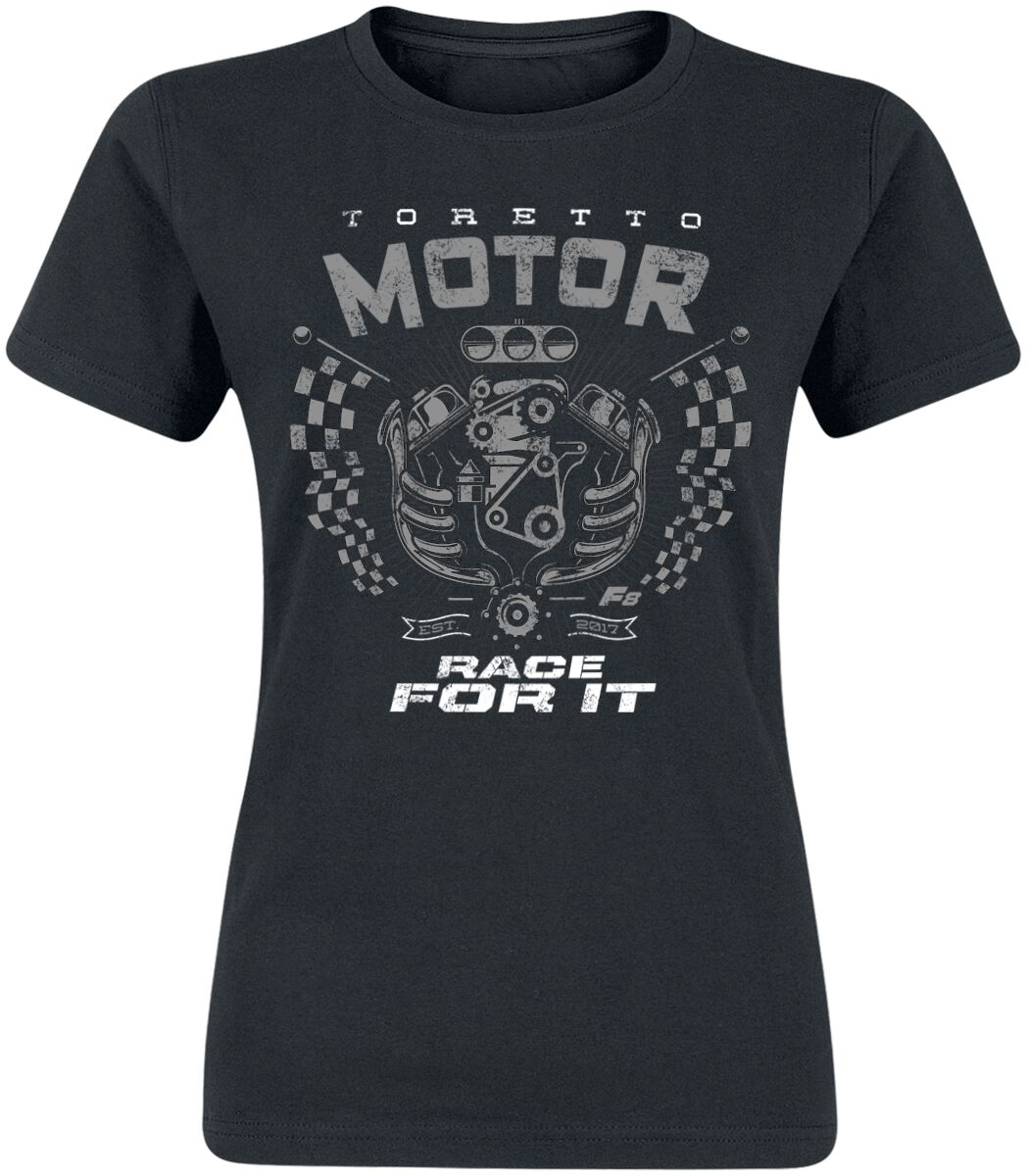 T-Shirt Manches courtes de Fast And The Furious - Toretto Motor - Race For It - S à XXL - pour Femme
