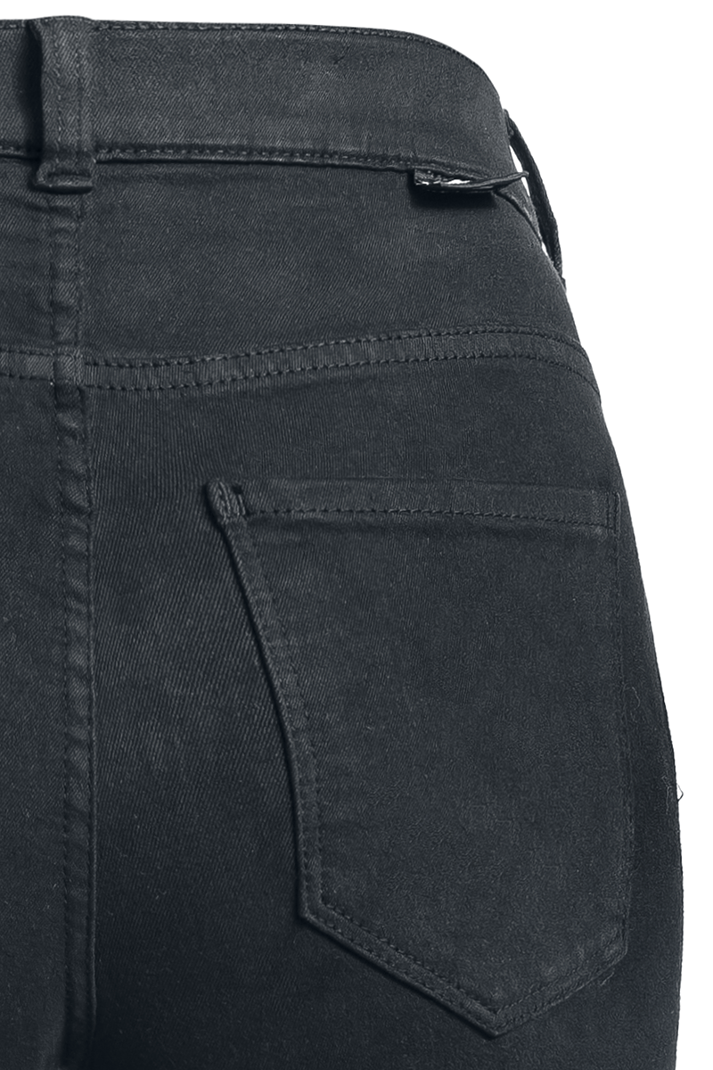 Dr. Denim Moxy Ripped Knees Jeans schwarz