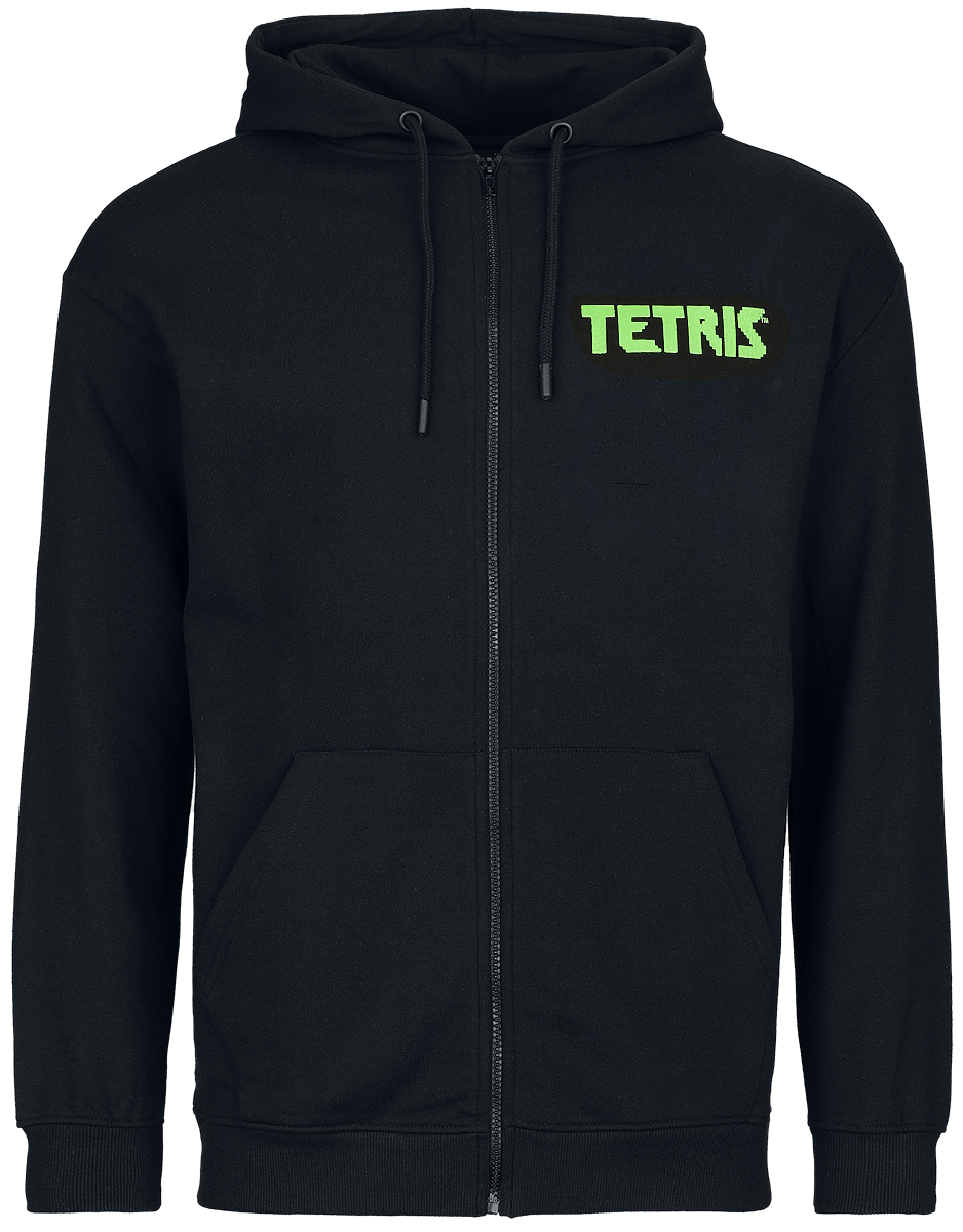 Tetris  Hoodie Jacket - Block Party - for Men - black