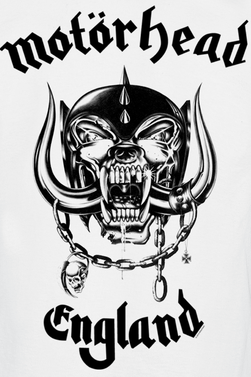 Motörhead T-Shirt - England - S bis 3XL - für Männer - Größe XXL - weiß  - Lizenziertes Merchandise!