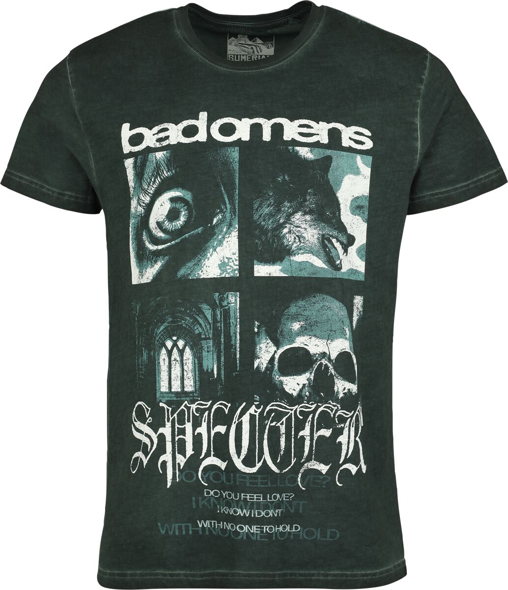 T-Shirt Di Bad Omens - Specter - S A 4XL - Uomo - Verde
