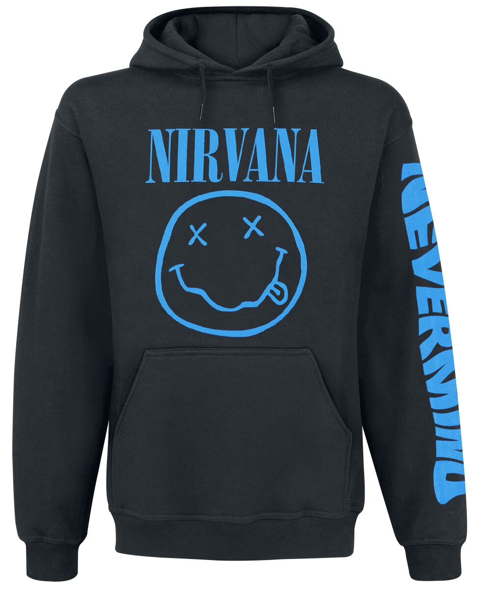 Nevermind Smile Kapuzenpullover schwarz von Nirvana