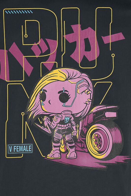 Gaming Bekleidung Funko - V Female | Cyberpunk 2077 T-Shirt