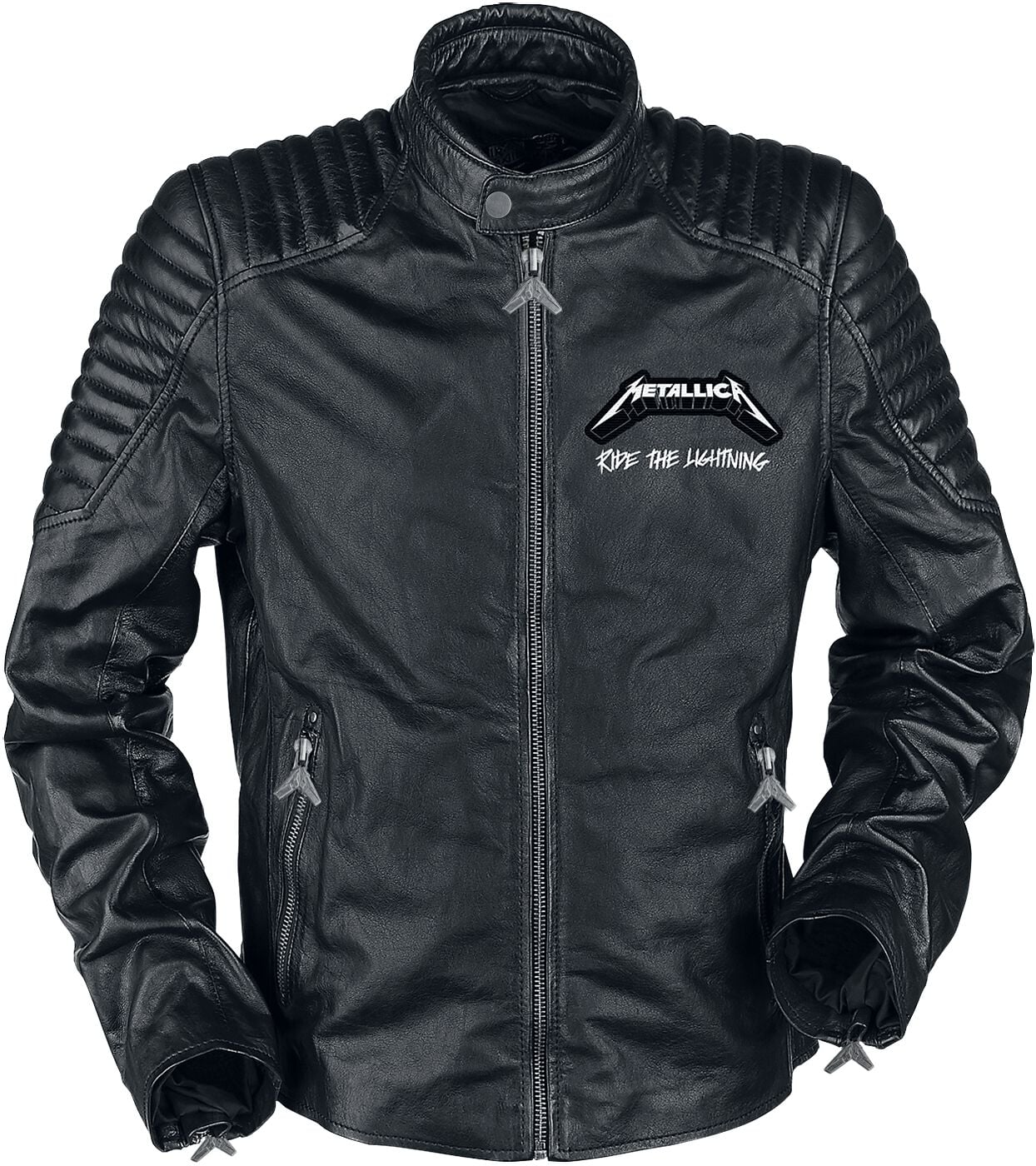Lederjacke - Ride The Lightning - M bis 3XL - für Männer - Größe XXL - schwarz - EMP exklusives Merchandise! - Männer - male