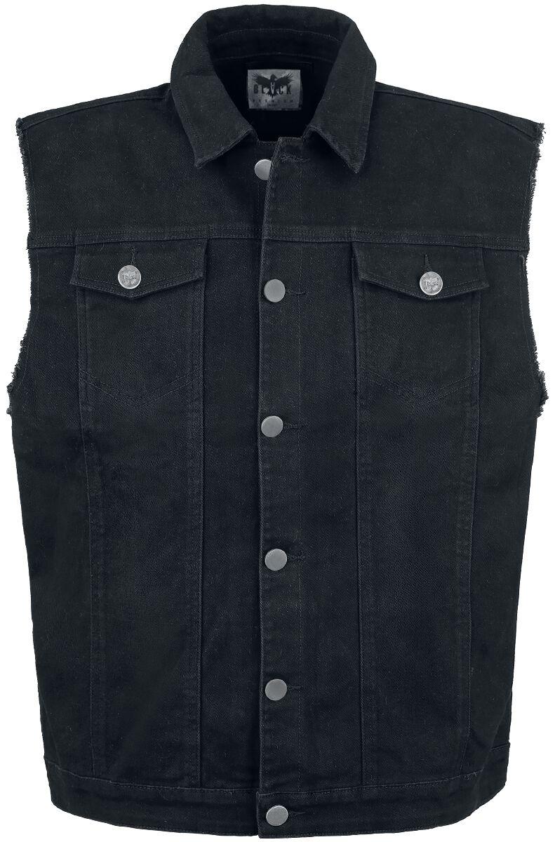 Image of Gilet di Black Premium by EMP - Life Of An Easy Rider - S a 5XL - Uomo - nero