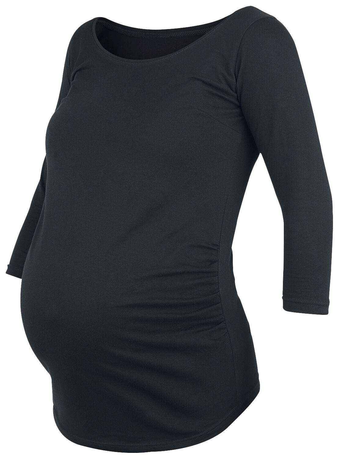 Maglia Maniche Lunghe Fun di Moda Premaman - Longsleeve - Donna - nero
