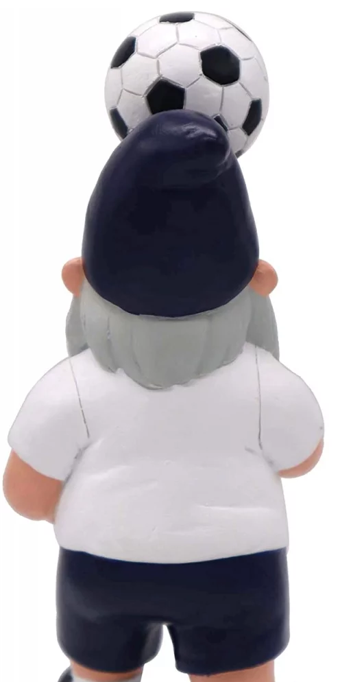 Tottenham Hotspur Gartenzwerg Dekoartikel schwarz weiß