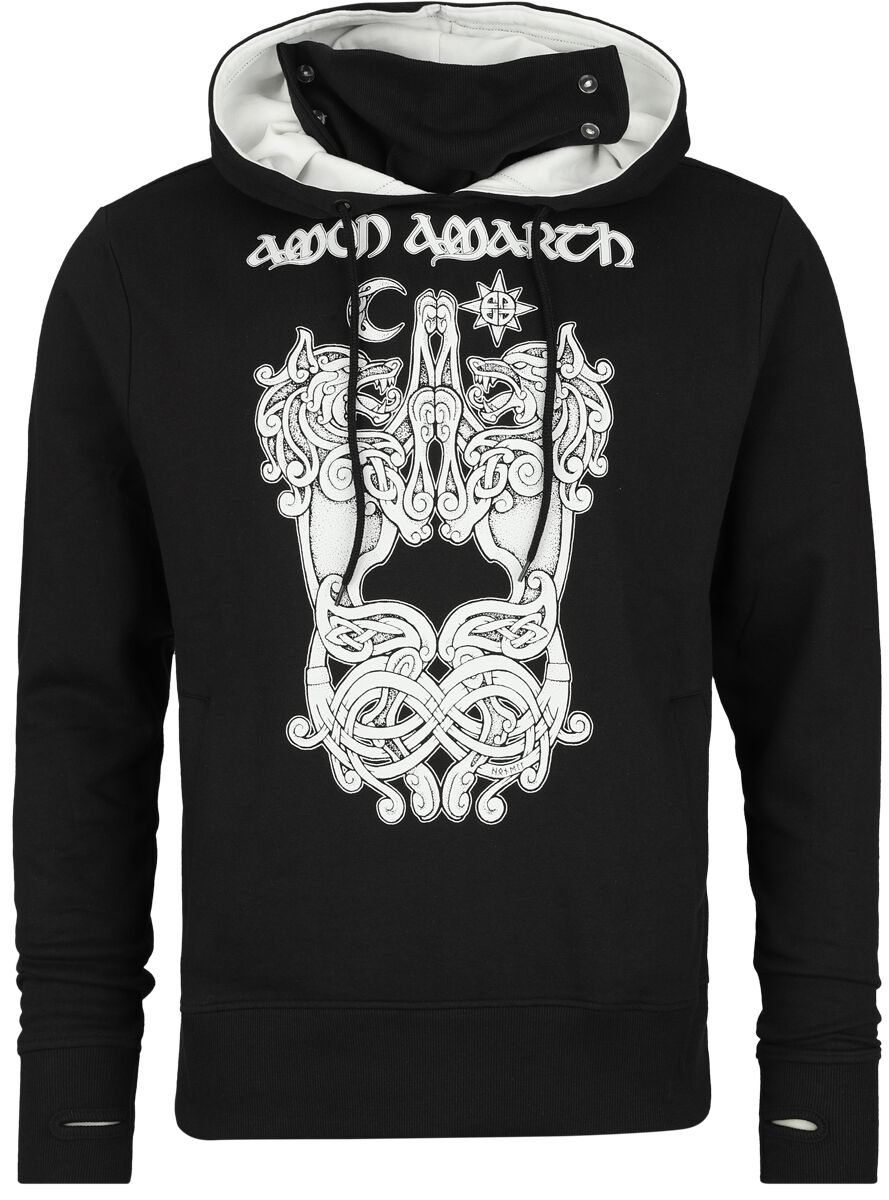 Amon Amarth Kapuzenpullover - Thorhammer - S bis XXL - für Männer - Größe S - schwarz  - EMP exklusives Merchandise!