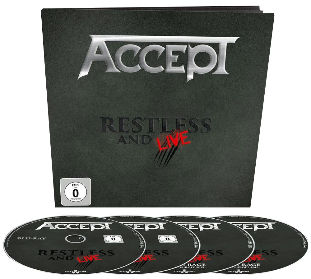 Image of Accept Restless and live Blu-ray & DVD & 2-CD Standard