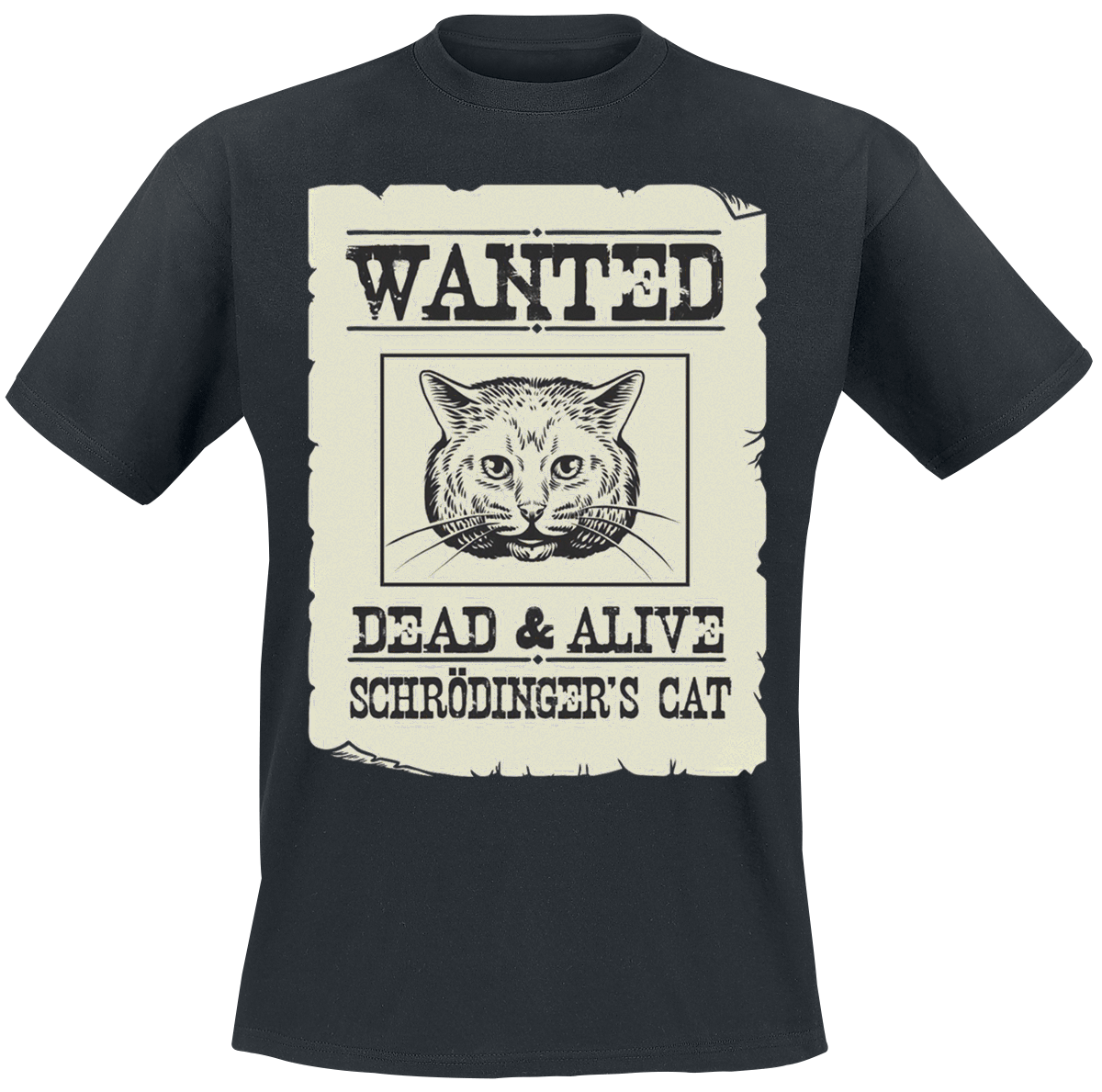 Tierisch - Schrödinger`s Cat Is Alive - T-Shirt - schwarz - EMP Exklusiv!