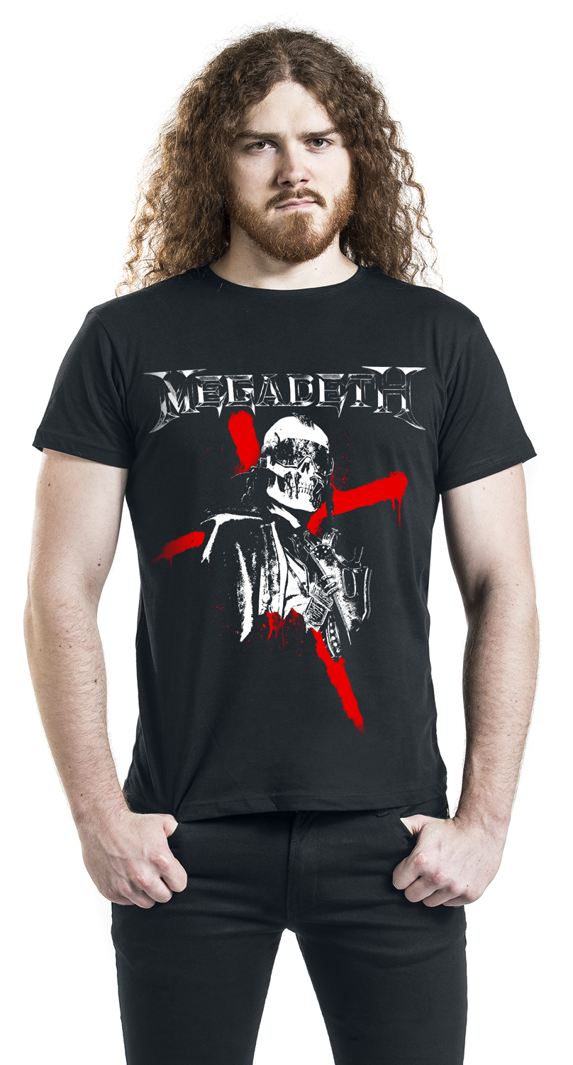 Megadeth Cross Vic T-Shirt schwarz
