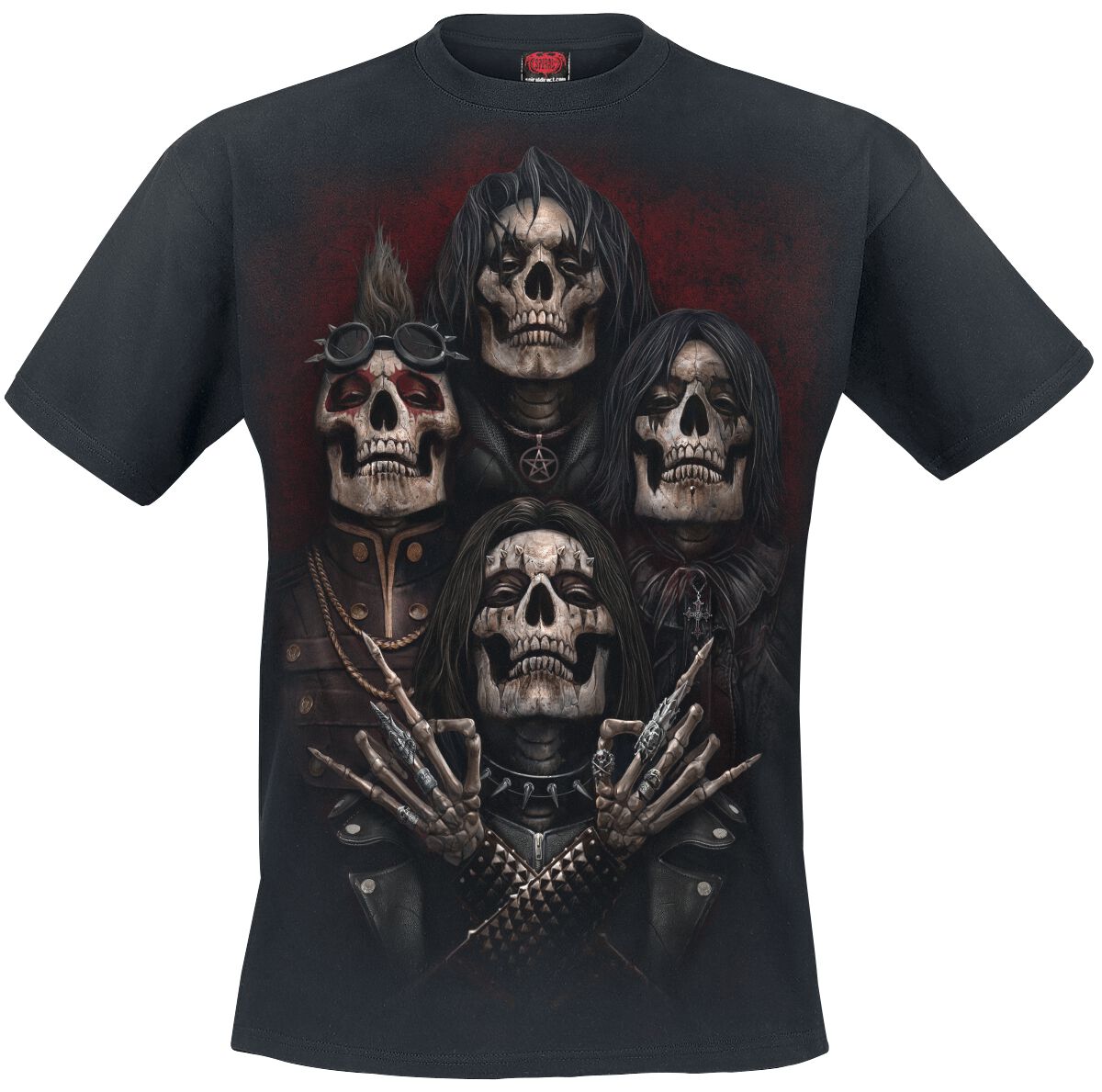 Spiral - Gothic T-Shirt - FACES OF GOTH - S bis XXL - für Männer - Größe L - schwarz