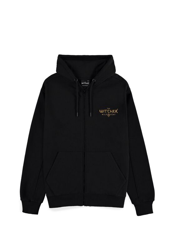 The Witcher Witcher 3 Wild Hunt Kapuzenjacke Schwarz In XXL