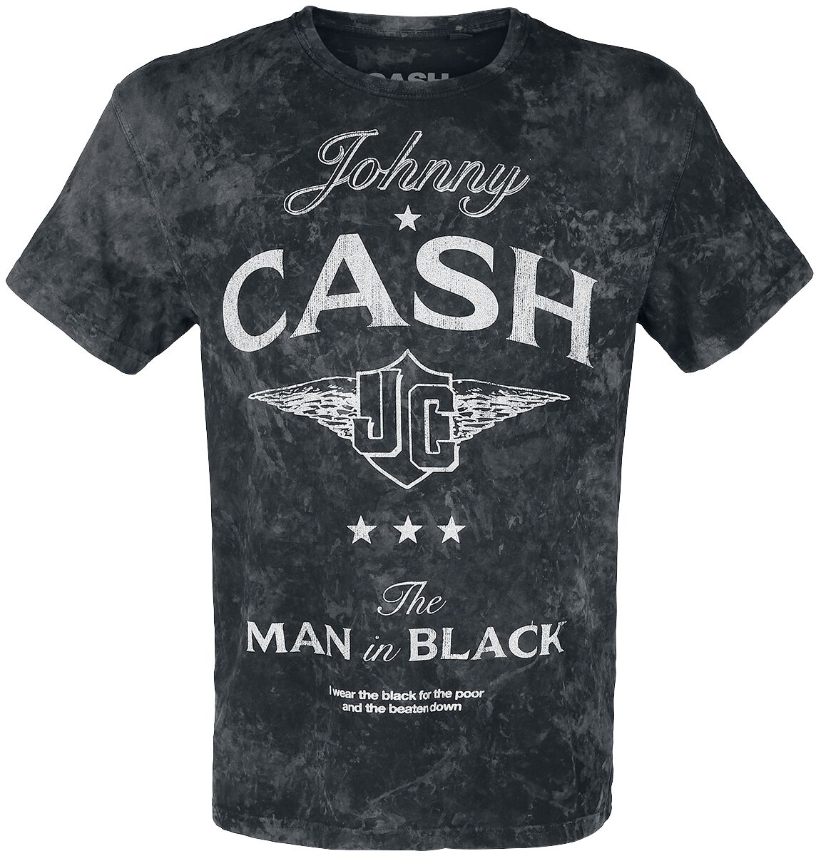 Johnny Cash Man In Black T-Shirt schwarz – 48.22% Rabatt