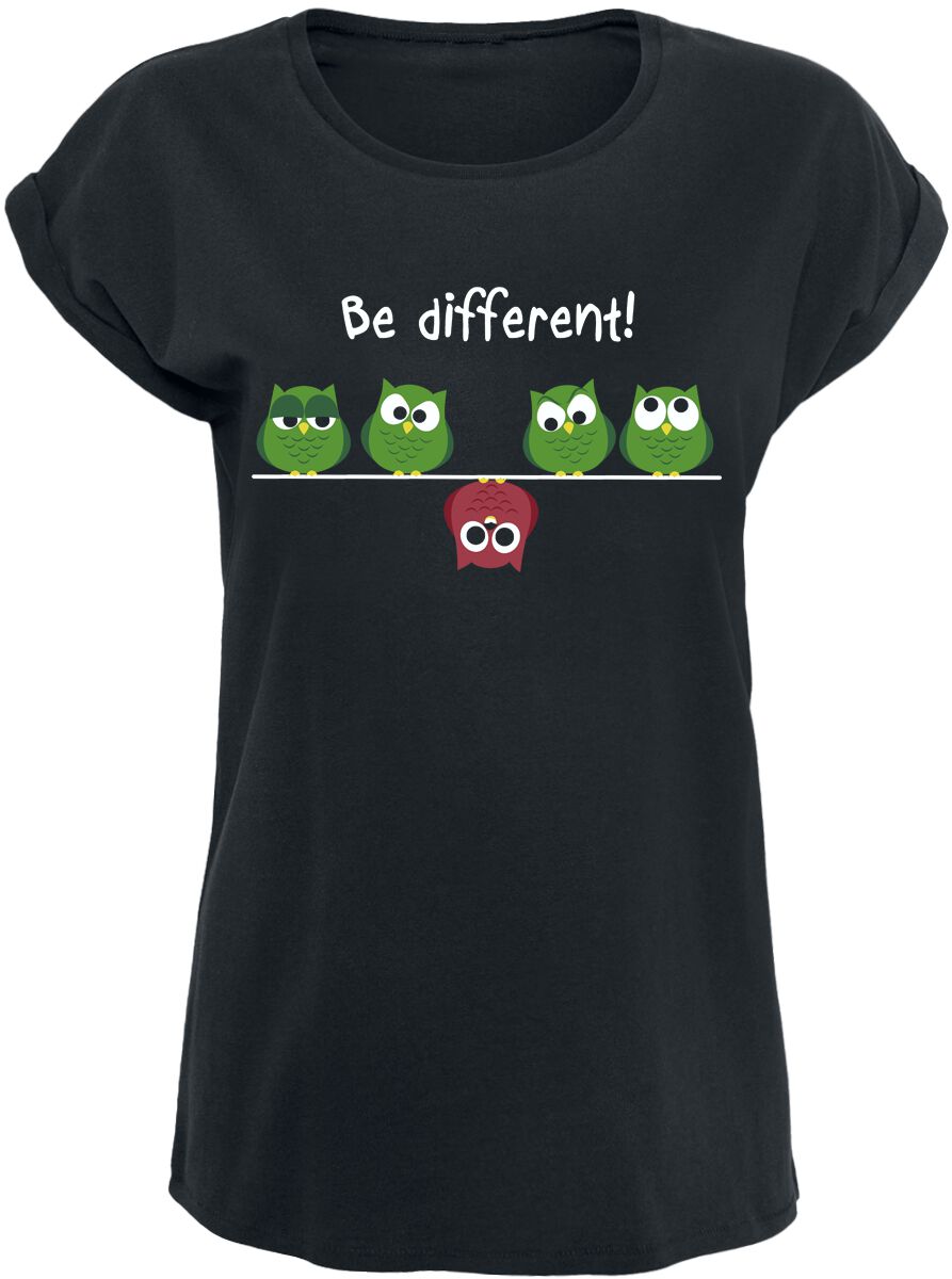 Image of T-Shirt Magliette Divertenti di Be Different! - S a 5XL - Donna - nero