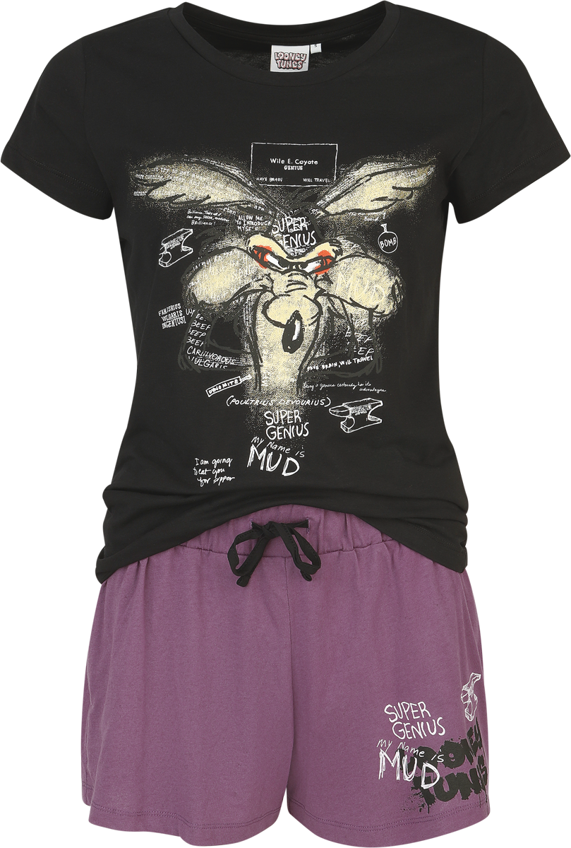 Looney Tunes  Pyjama - Wile E Coyote - for Women - multicolour