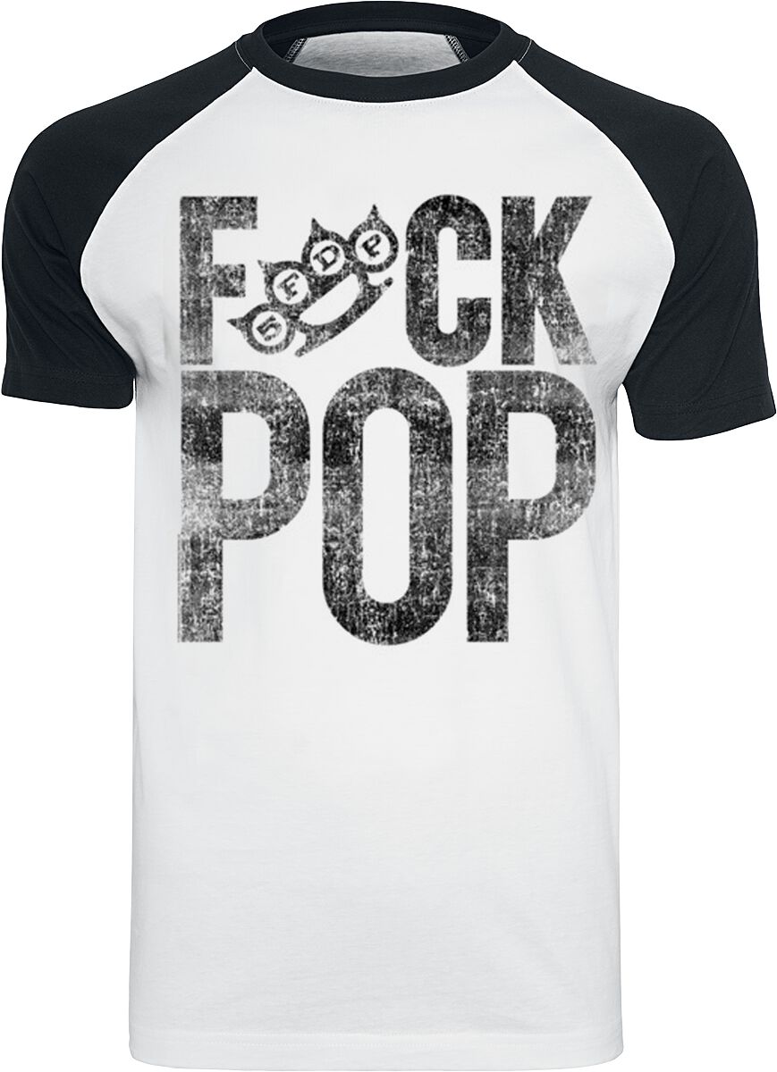 Five Finger Death Punch Fuck Pop T-Shirt white black