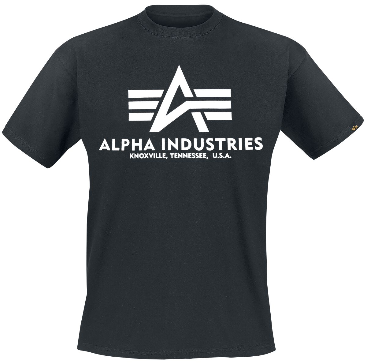 Alpha Industries T-Shirt - Basic T - M bis 5XL - für Männer - Größe 5XL - schwarz