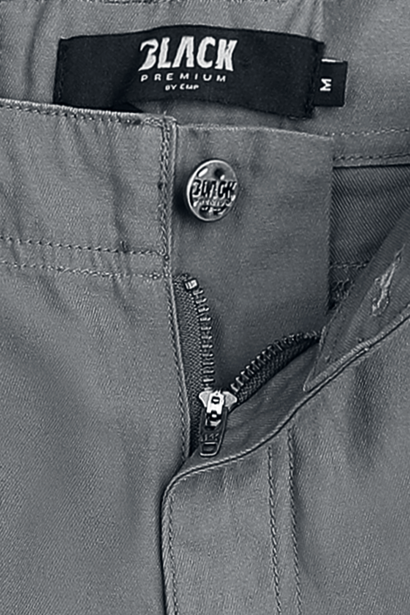 Thumbnail - Black Premium by EMP Army Vintage Shorts Short grau in 5XL