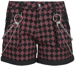 Checkerboard Shorts, Rock Rebel by EMP, Short