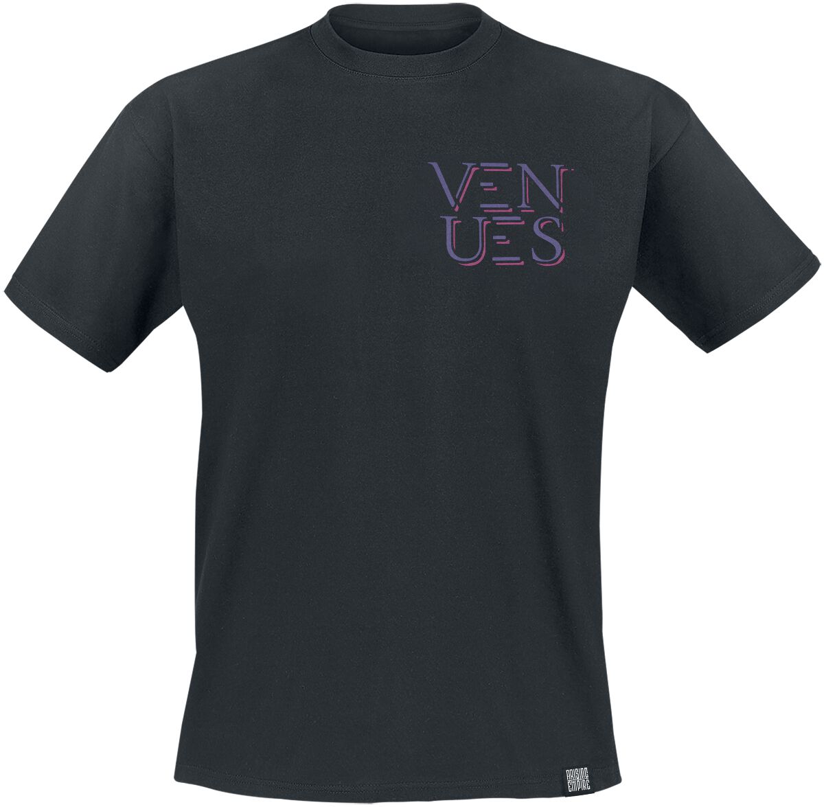 T-Shirt Manches courtes  de Venues - Radiate Me - S à XXL - pour Homme - noir