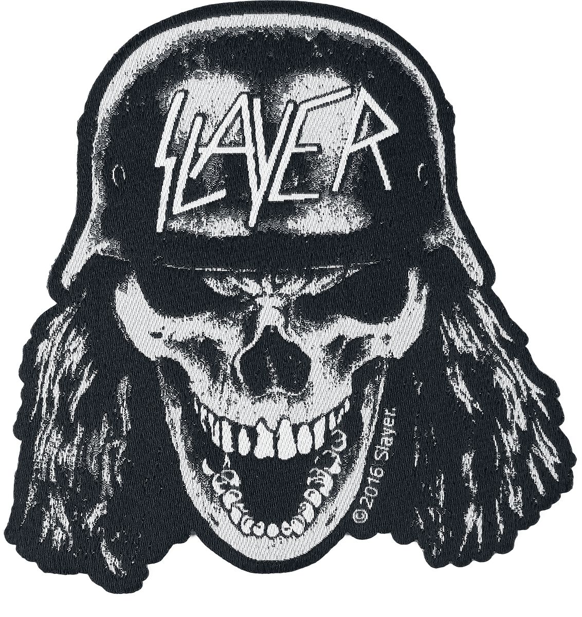 Wehrmacht Skull Patch schwarz/weiß von Slayer