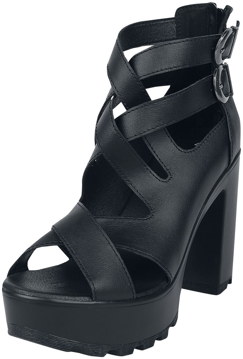 Image of Tacco alto Gothic di Black Premium by EMP - High heels with straps - EU37 a EU41 - Donna - nero