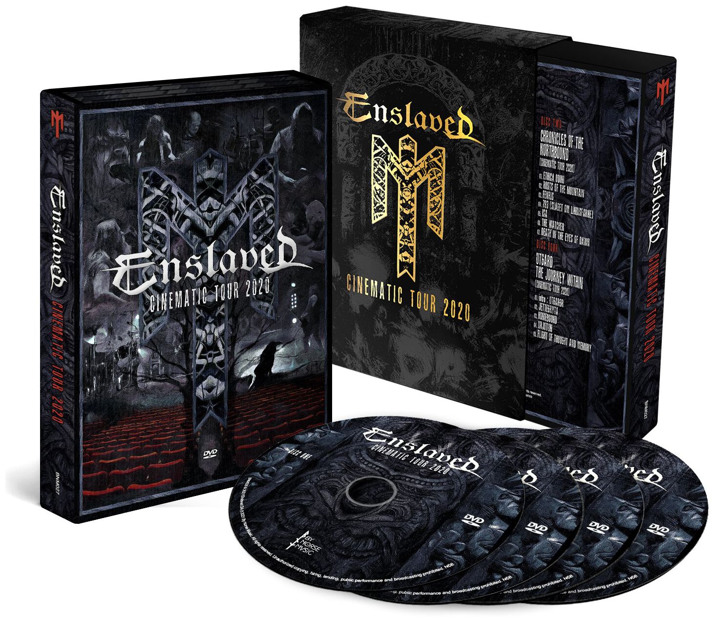 Image of Enslaved Cinematic Tour 2020 4-DVD Standard