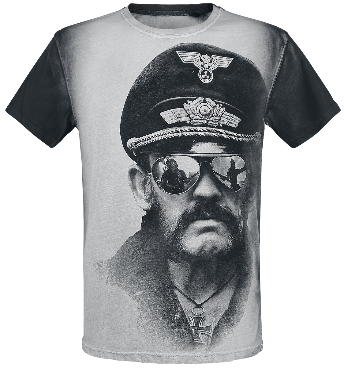 Lemmy - Kilmister Side - T-Shirt - altweiß| grau