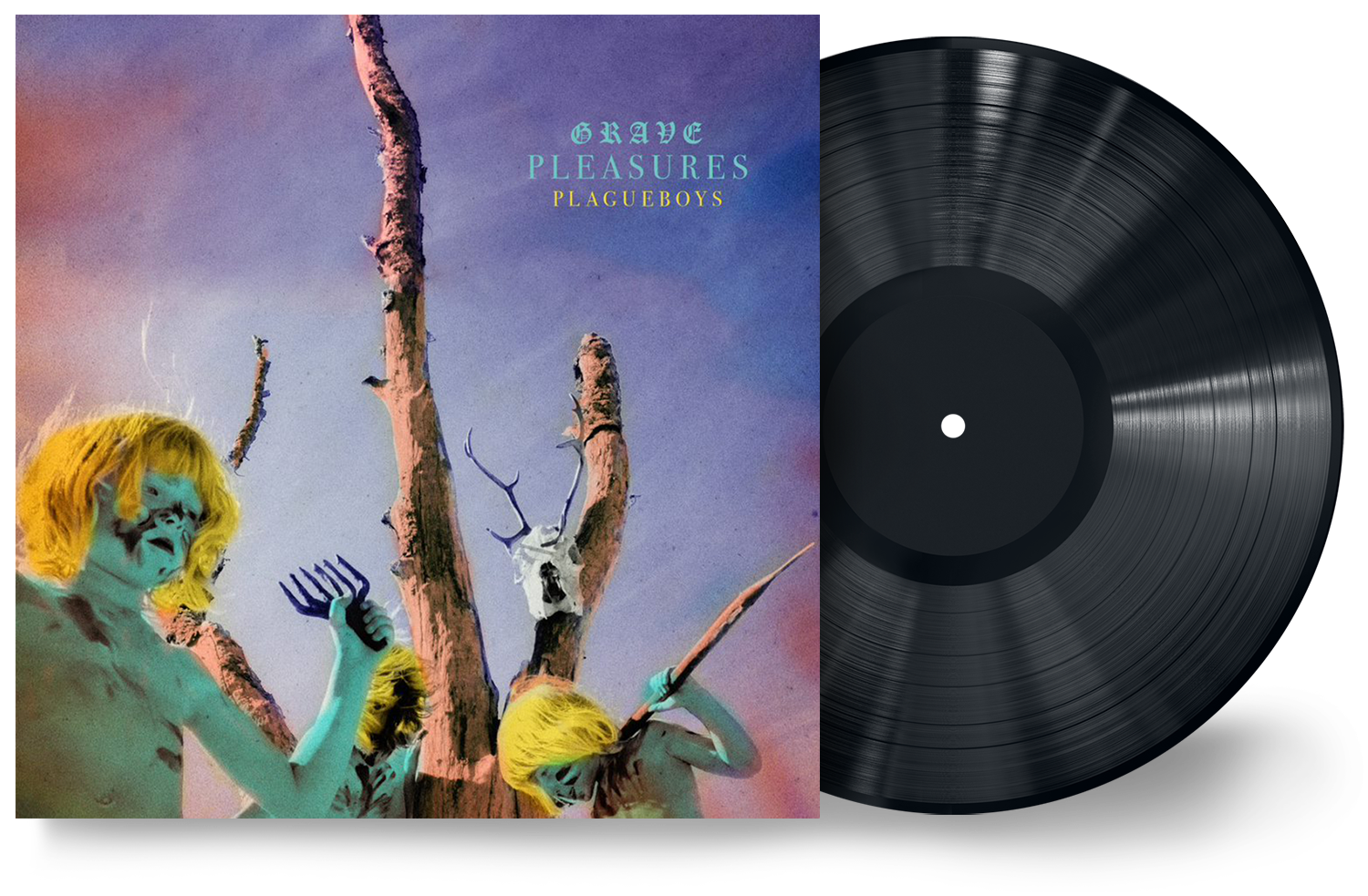 LP  z Grave Pleasures - Plagueboys - Brak -