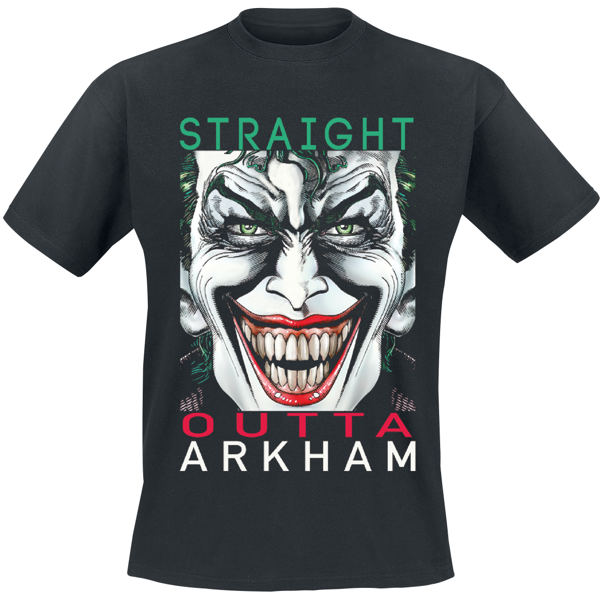 The Joker - Straight Outta Arkham - T-Shirt - black image