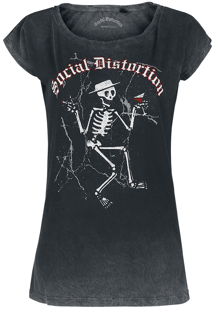 Social Distortion - Logo - Girls shirt - dark grey image