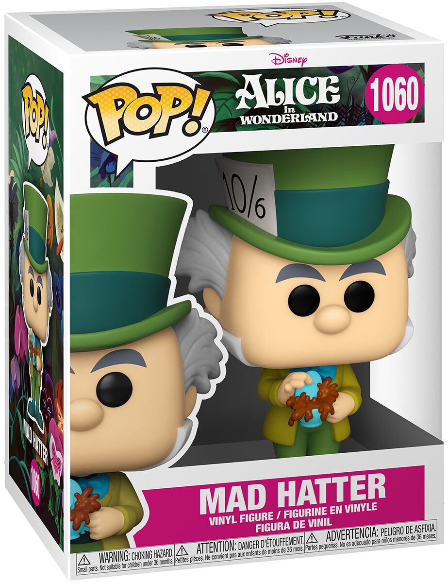 Alice in Wonderland Mad Hatter Vinyl Figure 1060 Funko Pop! multicolor