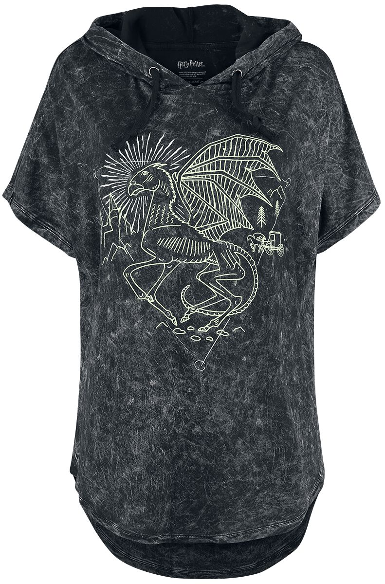 T-Shirt Manches courtes de Harry Potter - Forbidden Forest - Sombral - S à XL - pour Femme - gris