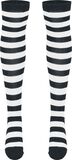 Ladies Striped Socks, Urban Classics, Kniestrümpfe