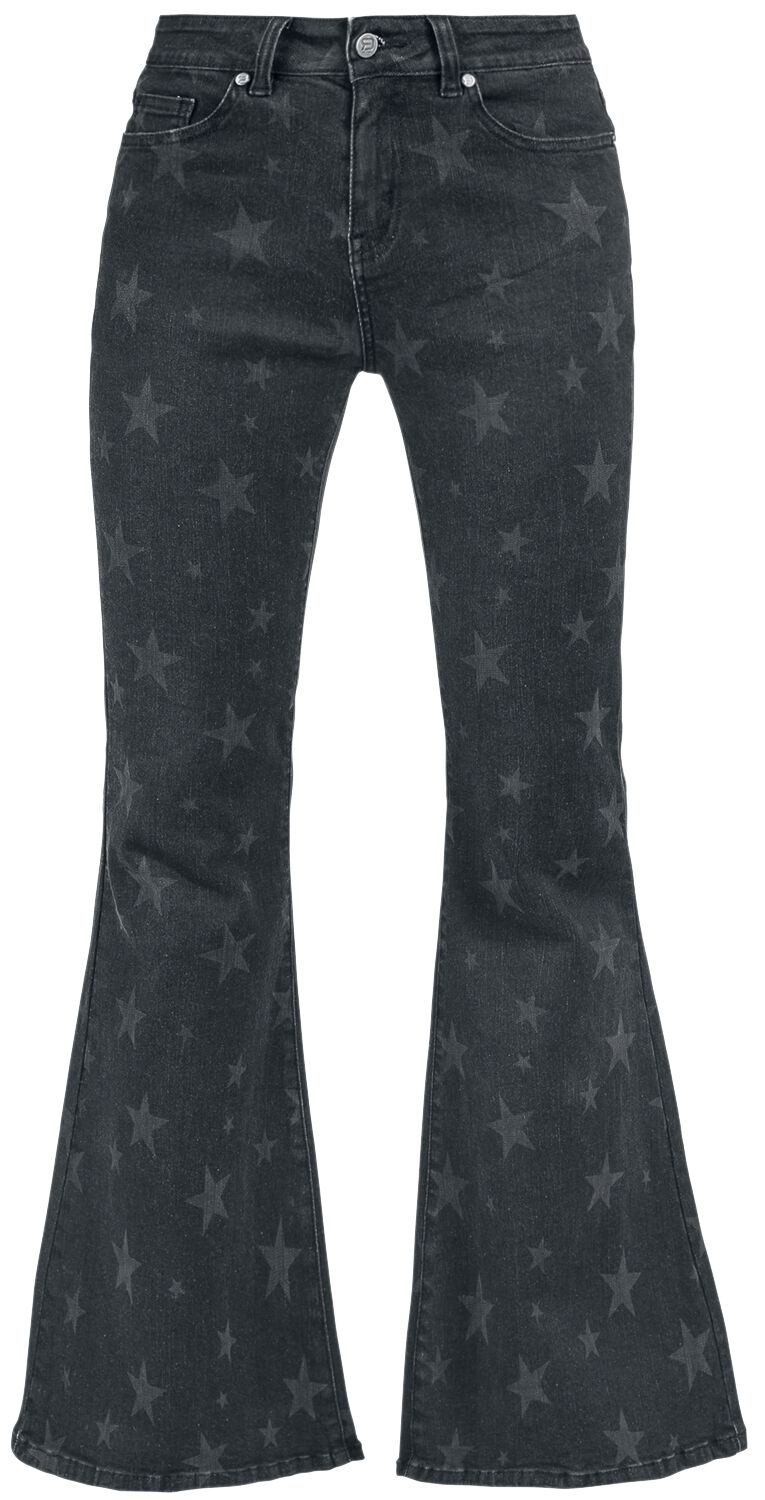 Jil Jeans mit Sternenmuster Jeans grau von RED by EMP