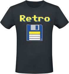 Retro - Diskette, Gaming, T-Shirt
