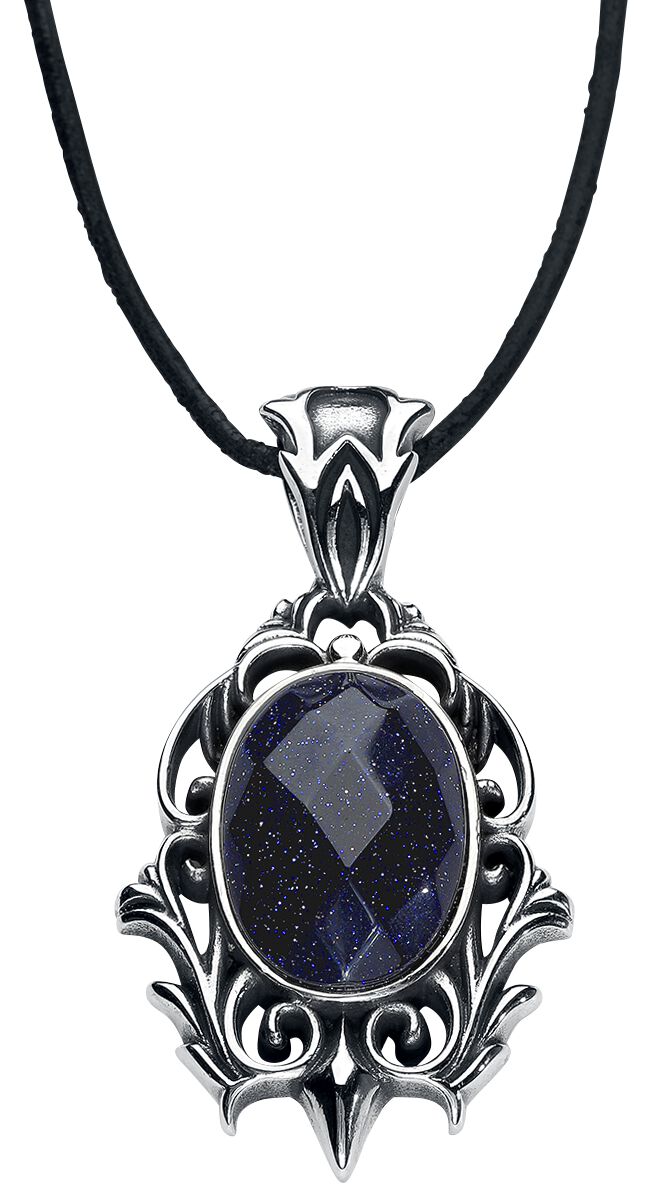 Nachthimmel Halskette silberfarben/blau von etNox hard and heavy