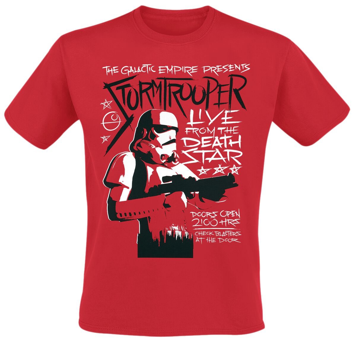 Image of T-Shirt Disney di Star Wars - Stormtrooper - Art - S a 3XL - Uomo - rosso