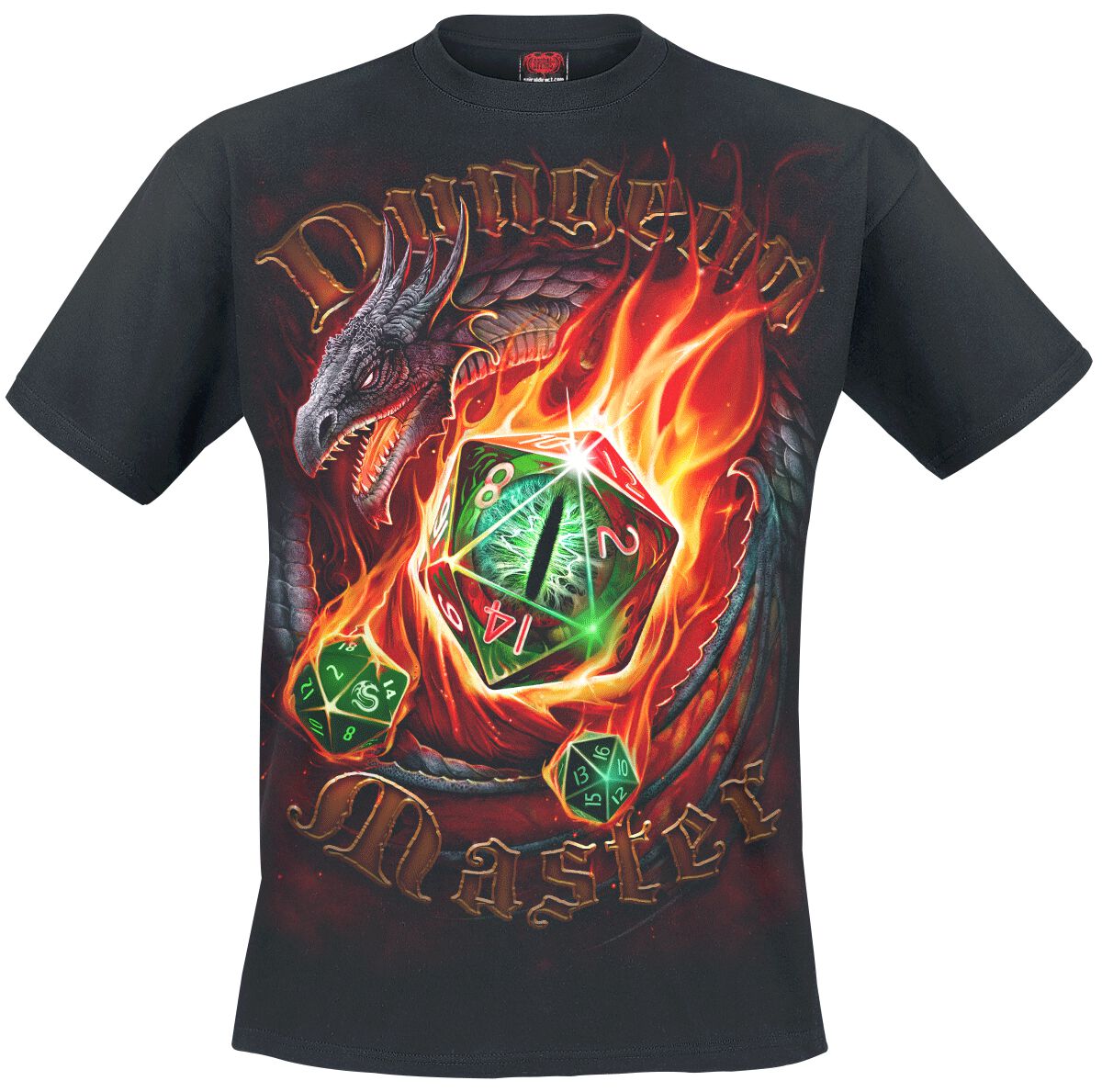 Dungeon Master T-Shirt schwarz von Spiral