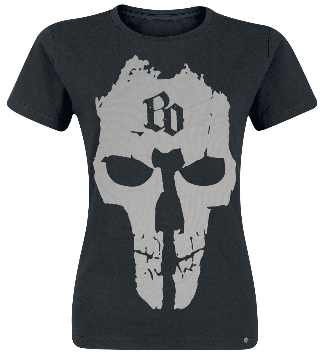 Image of Böhse Onkelz Bo Skull Girl-Shirt schwarz