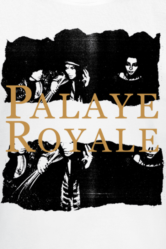 Palaye Royale Print Logo T-Shirt weiß