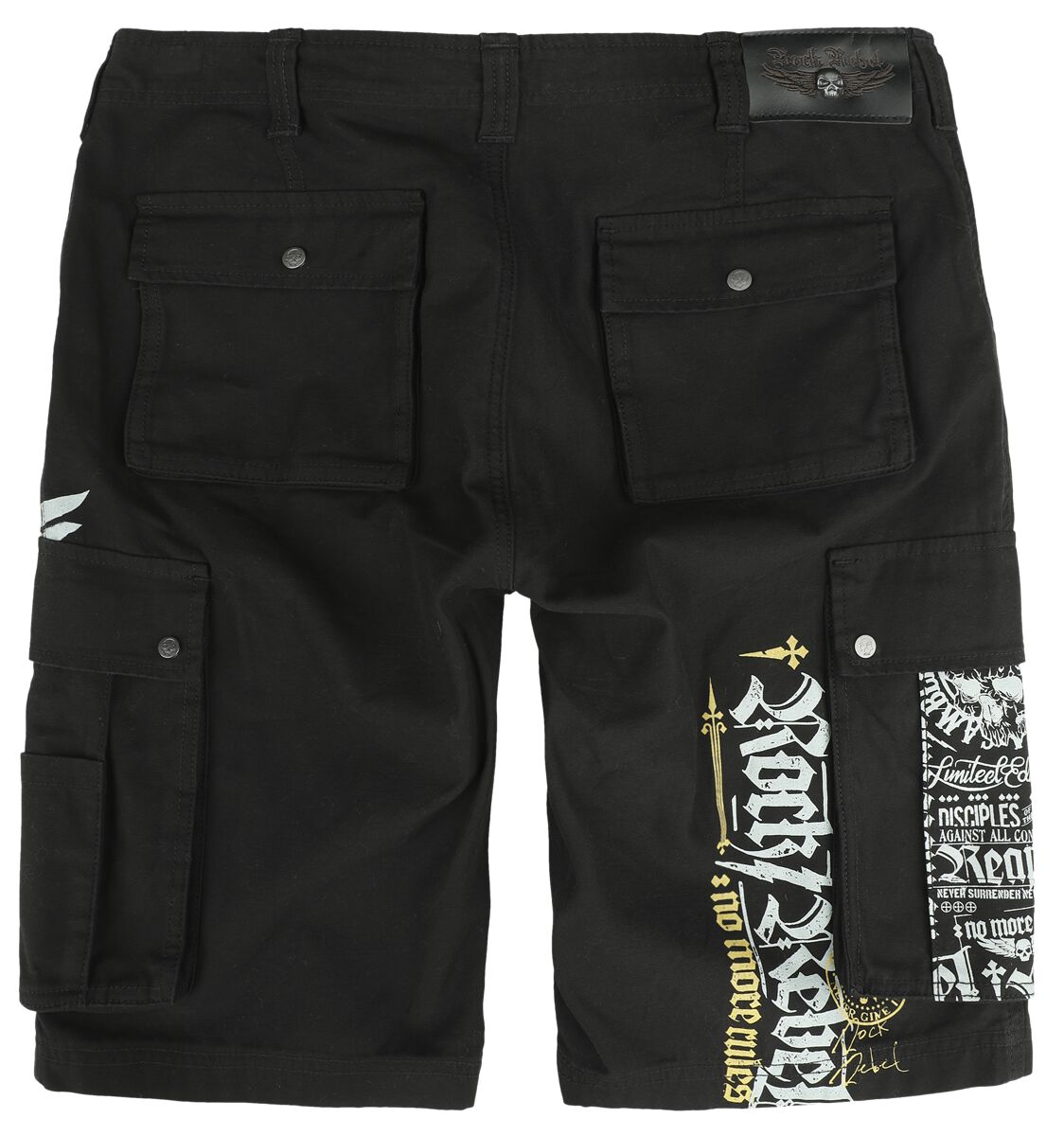 Shorts with Skull Buttons | Rock Rebel by EMP Short | EMP 