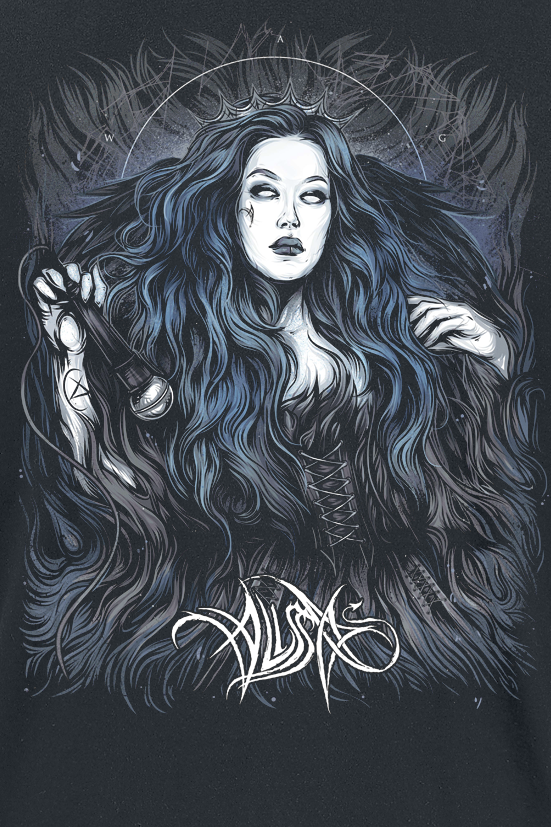 Alissa Mic Flip T-Shirt schwarz