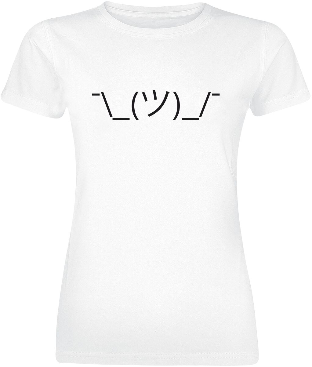 Funshirt So What? T-Shirt weiß