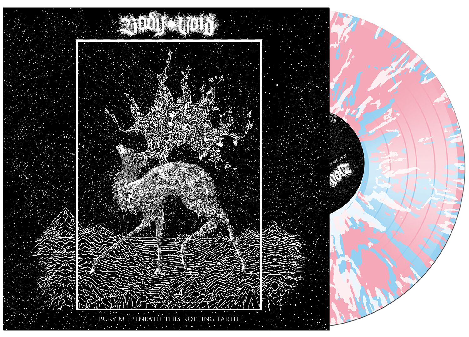 Image of Body Void Bury Me Beneath This Rotting Earth LP splattered