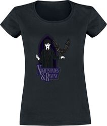 Nightshades And Ravens, Wednesday, T-Shirt