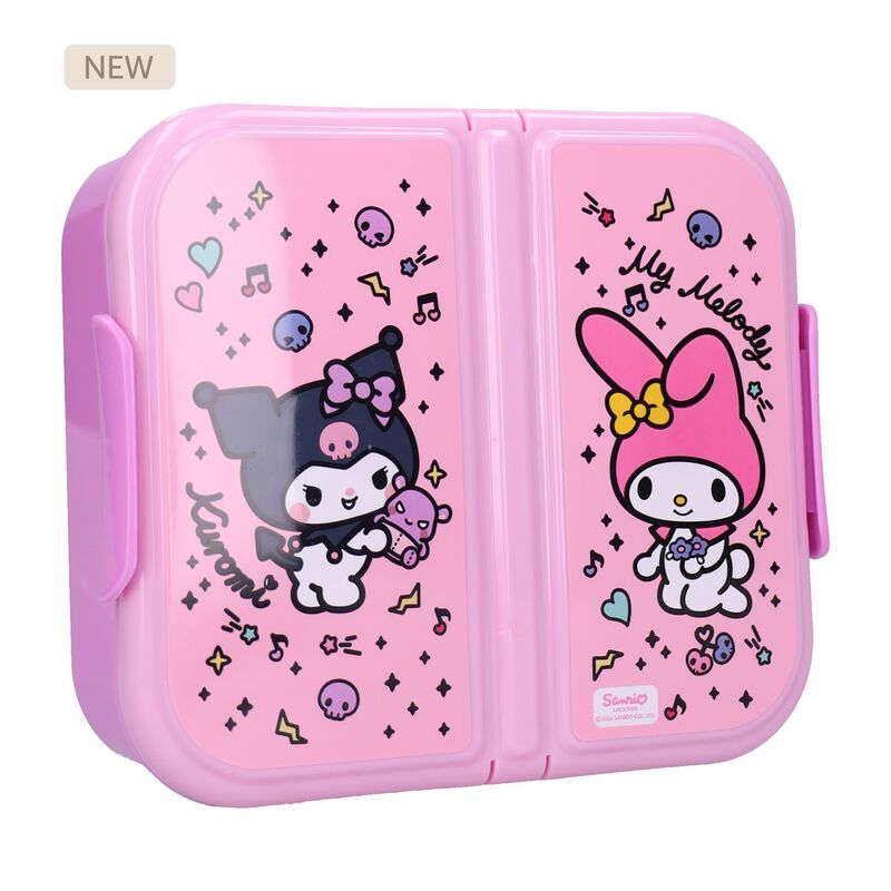 Boîte à déjeuner  de Hello Kitty - Hello Kitty & Ses Amis - Eat Yum Repeat - pour Indifférent - rose